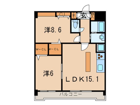 Ｐｉｏｎｅ覚王山の物件間取画像